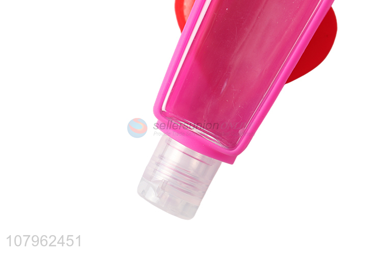 High quality 30ml plastic sanitizer bottle hand gel bottle with holder
