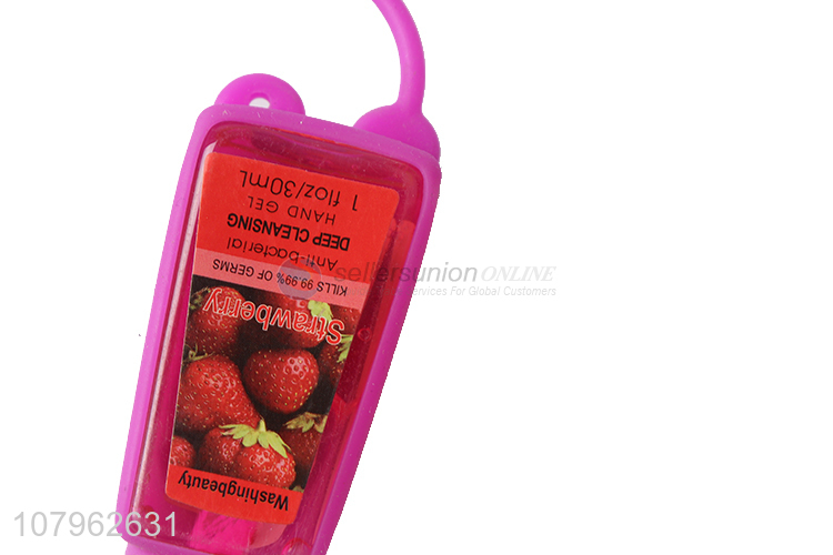 Good quality strawberry aroma liquid soap hand sanitizer for backpack