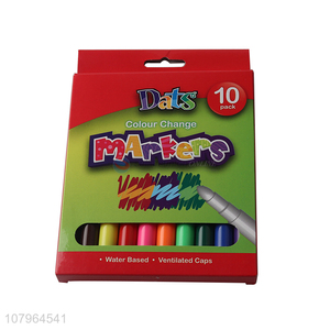 Top quality multicolor watercolor pen set student universal markers