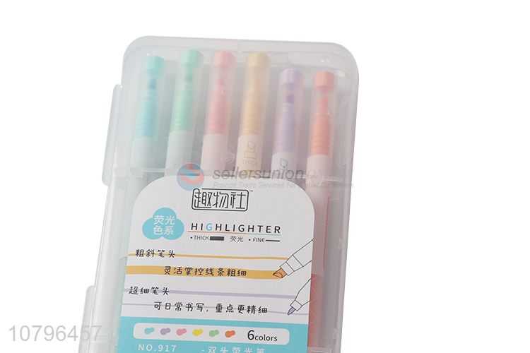 China Exports Multicolor Graffiti Pen Highlighter Student Universal Marker Pen