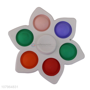 New product funny hand spinner push pop it decompression toy