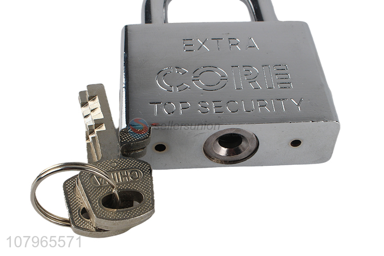 Top quality silver square short beam padlock universal padlock