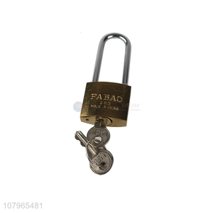 Factory wholesale long handle iron padlock drawer door lock