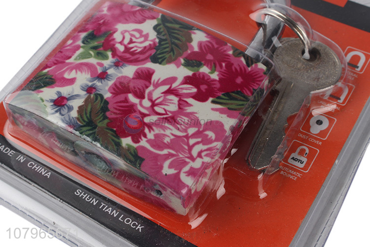 Good price printing creative padlock household universal padlock wholesale