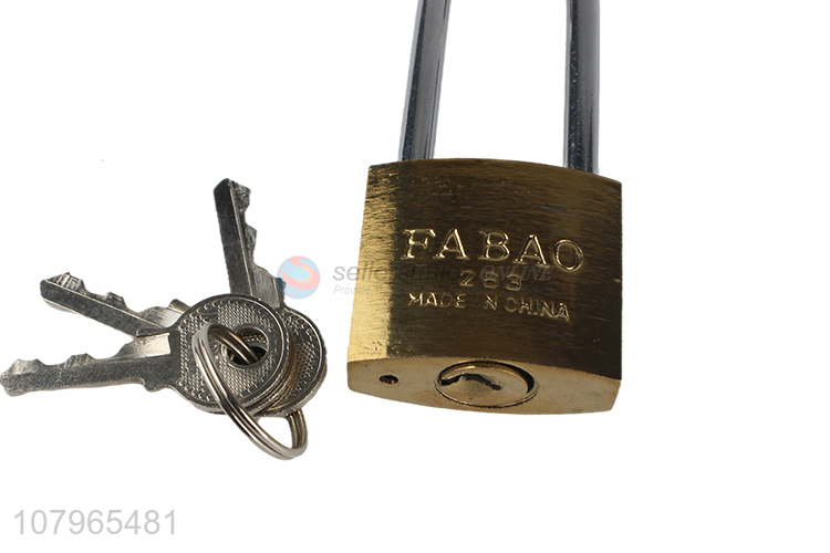 Factory wholesale long handle iron padlock drawer door lock
