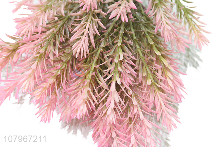 Low price wholesale pink simulation plant creative home decoration