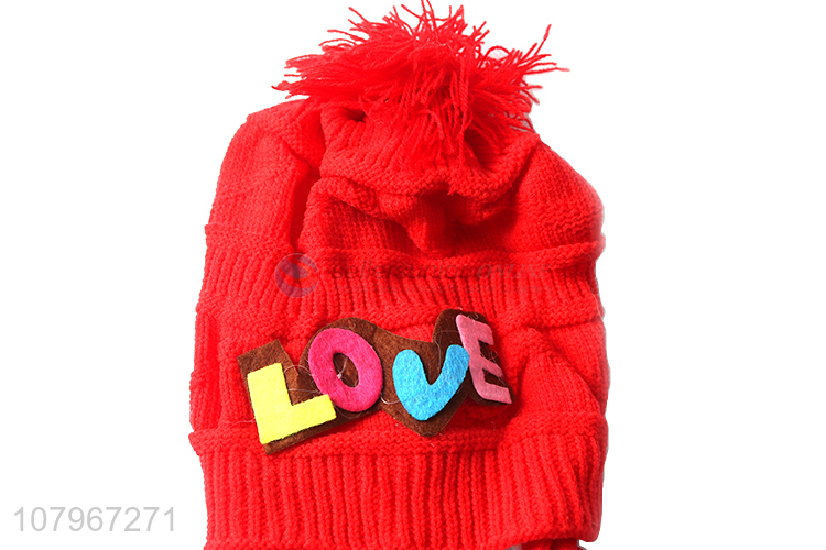 Factory direct sale baby boy hat baby girl winter earflap beanies