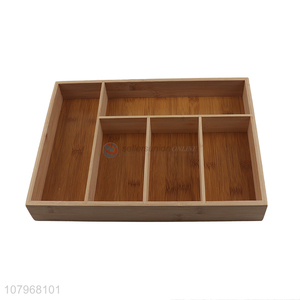 Good price wooden storage box universal desktop organizer box