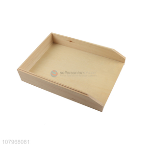 China factory wooden file tray creative office supplies