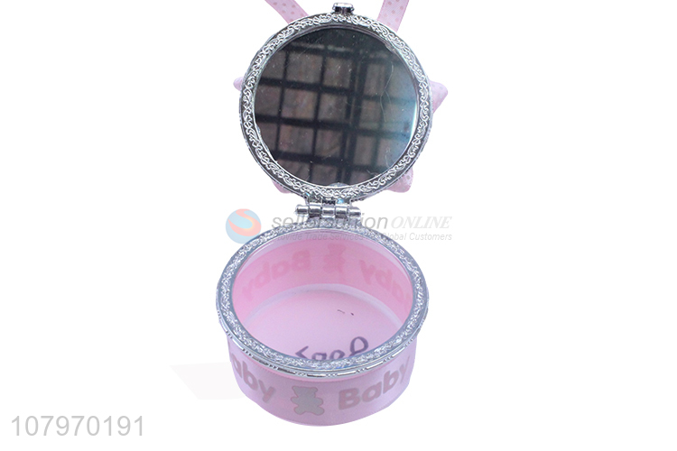 Factory direct sale plastic baby girl jewelry box for home decoration