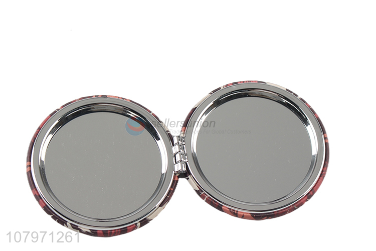 Wholesale Colorful Foldable Makeup Mirror Double Sides Round Mirror