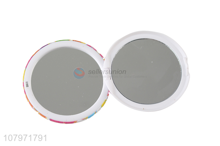 Good Price Foldable Double Sides Cosmetic Mirror Round Pocket Mirror