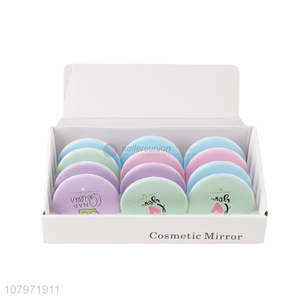Factory Direct Sale Round Makeup Mirror Foldable Compact Mirror