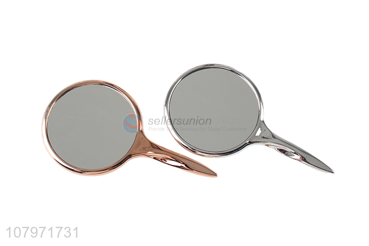 Wholesale Fashion Printing Round Makeup Mirror With Handle