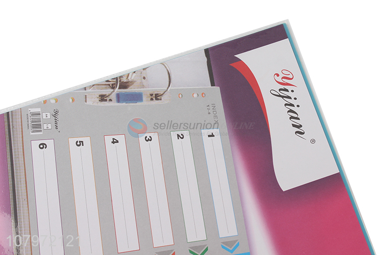 Online wholesale paper color subject divider index divider for sale