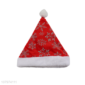 New arrival red print christmas hat party cosplay dress up hat