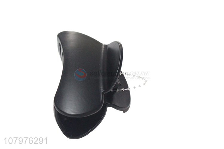 High quality black plastic fashion hair claw clips for women