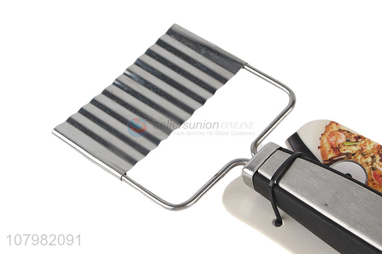 Yiwu wholesale stainless steel multi-purpose wave cutting gadget