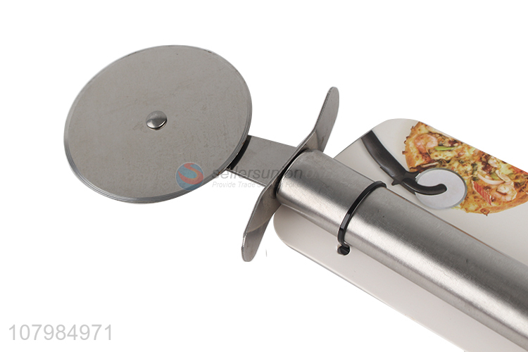 Most popular1 food grade stainless steel pie pizza cutter wheel