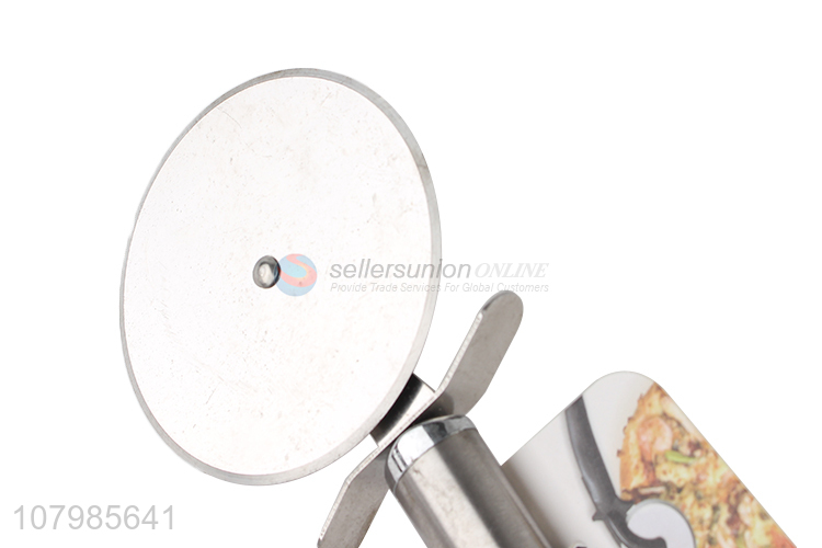 Hot items stainless steel pizza cutter wheel pizza tool for kitchen