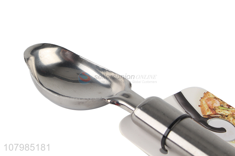 China supplier dinnerware stainless steel dining spoon household soup spoon