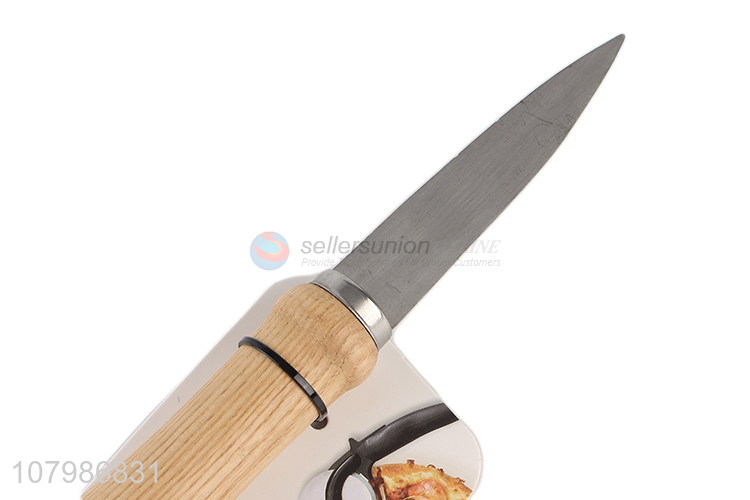 Popular products stainless steel fruits knife with non-slip handle