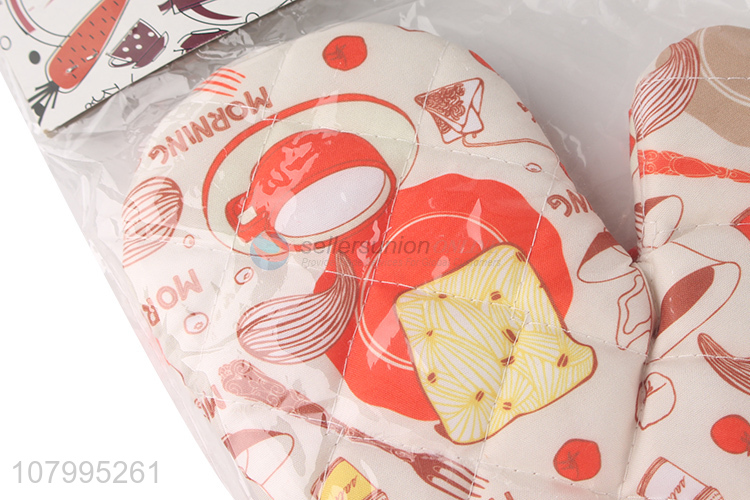 Popular products printed baking oven gloves for kitchen