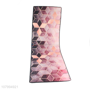 New arrival pink long strip carpet geometric floor mat