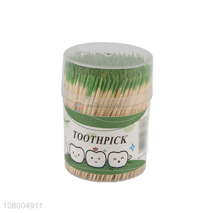 Good wholesale price plastic bottled toothpicks household toothpicks