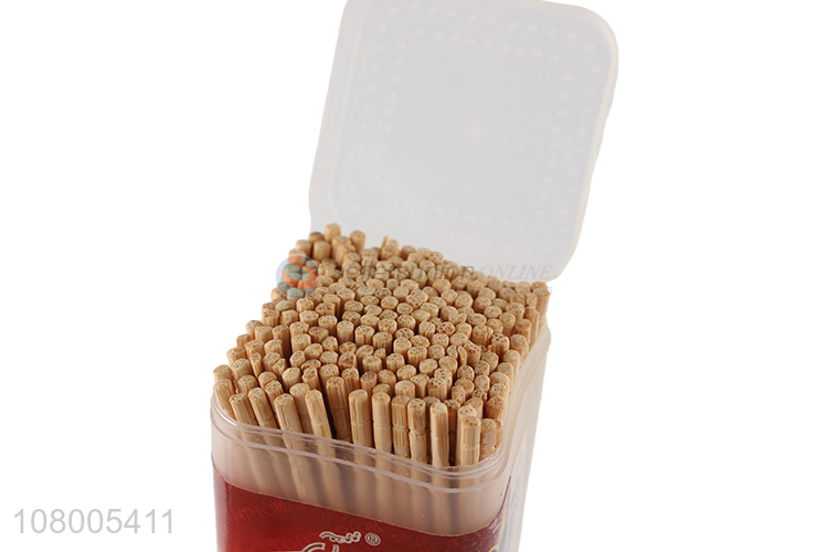 China wholesale household bamboo toothpick for dining table supplies