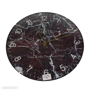 Popular products imitation marble wall clock modern home wall clock