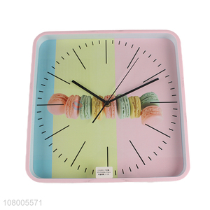 High quality pink handicraft clock modern creative wall clock