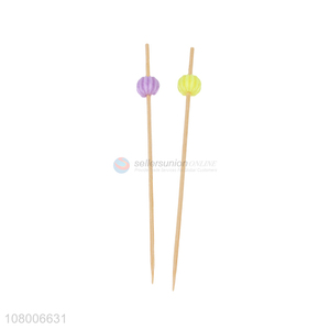 Popular products daily use <em>bamboo</em> fruit <em>stick</em> fruit toothpick