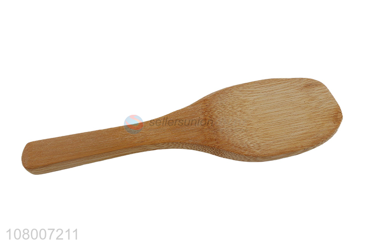 Popular products bamboo spoon rice spoon scoop with short handle