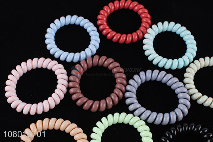 Good Quality Telephone Cord Hair Tie Fashion Hair Rope