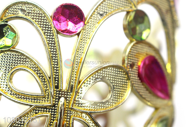 New arrival delicate girls plastic tiaras for gifts