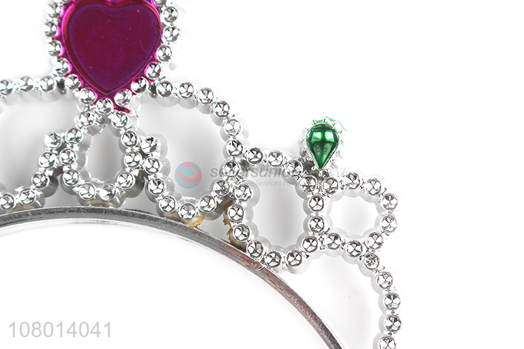 Factory price fashionable kids tiaras for hair accessories