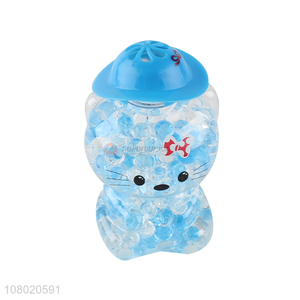 Lovely Design Cartoon Bottle Gel Beads Deodorant Air Freshener