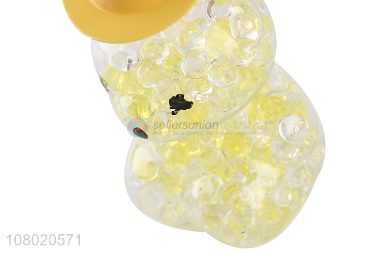Unique Design Bear Shape Bottle Gel Crystal Beads Air Freshener