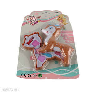 Yiwu wholesale turn cover sika deer cosmetics toys for children