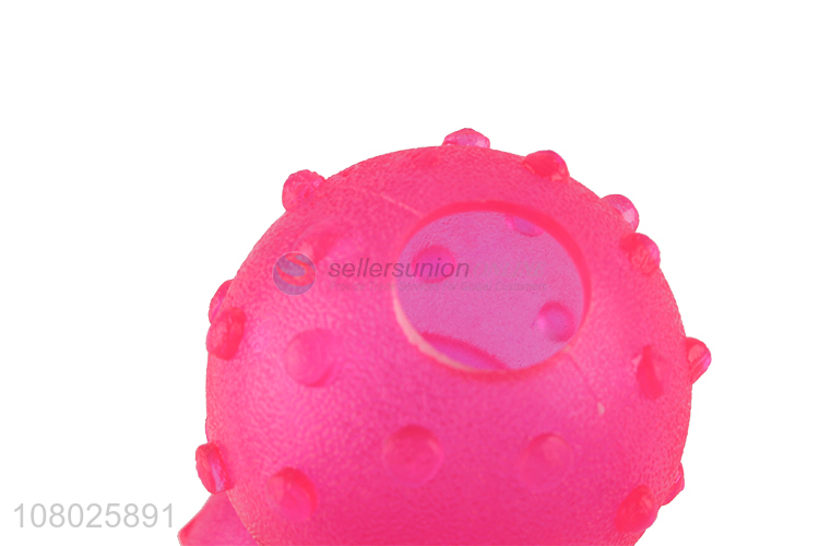 Best selling pink creative pet toy silicone chew toys