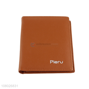 Best selling durable card holder leather wallet for daily use