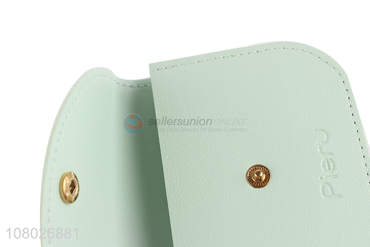 High quality green fashion mini wallet coin purse for women