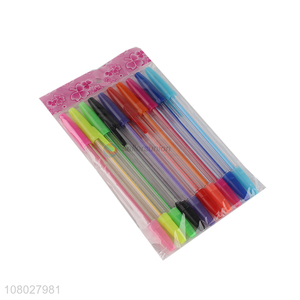 Wholesale from china colourful students ballpoint set