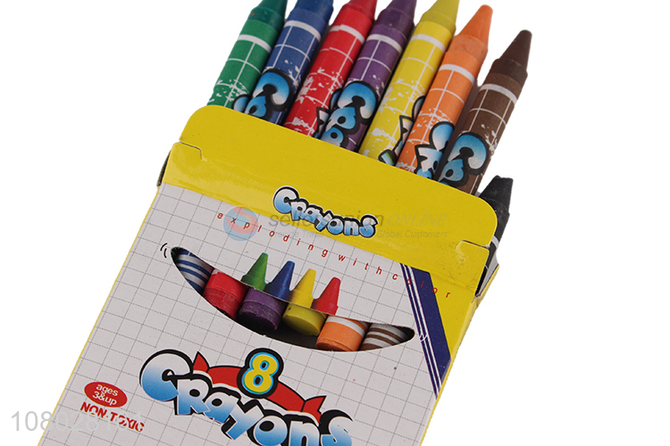 Top selling 8pieces eco-friendly kids painting crayons
