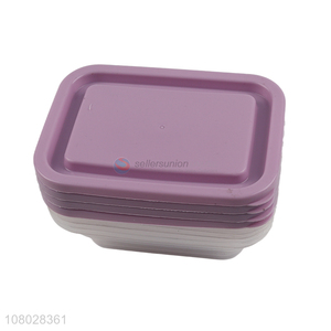 Factory direct sale 4pieces plastic storage box set wholesale