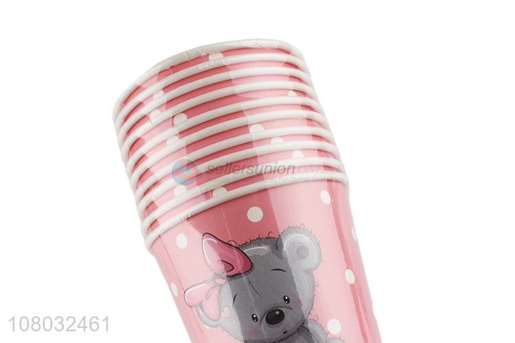 High Quality Cartoon Printing Paper Cup Disposable Cup