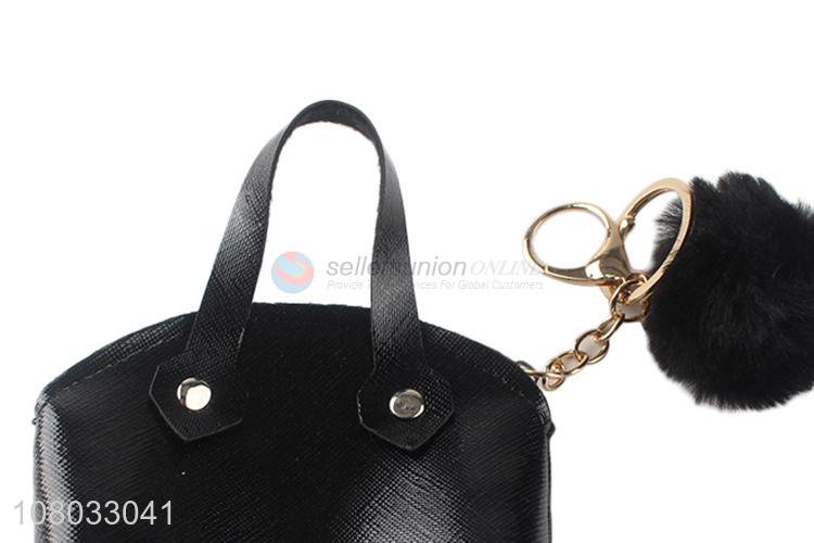 Yiwu export black simple portable coin purse pendant