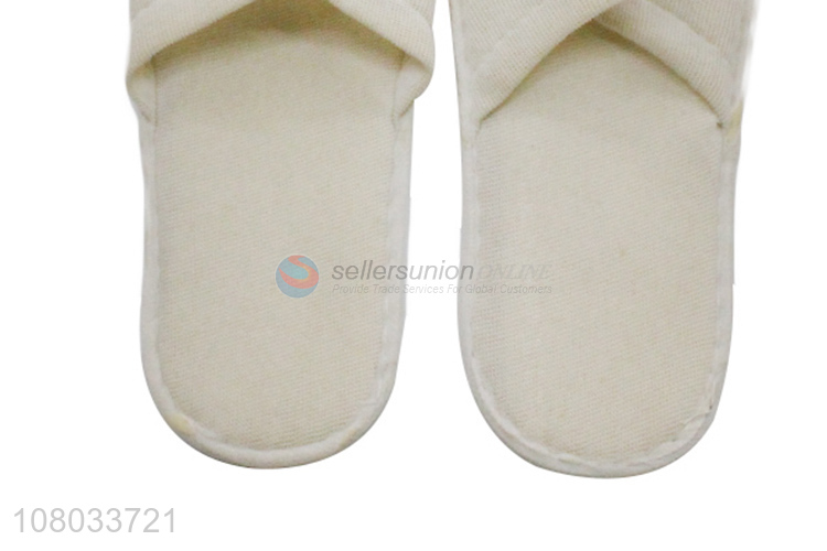 Wholesale cheap men women disposable slipper unisex closed toe hotel slipper