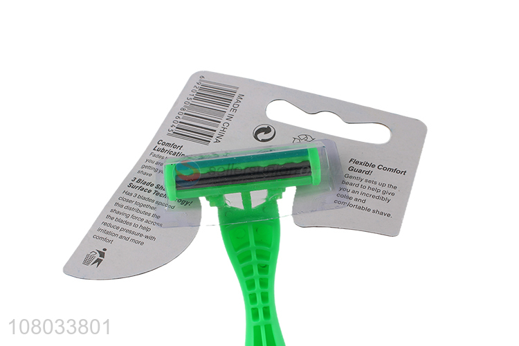 Online wholesale professional 3 blades disposable razors men's razors